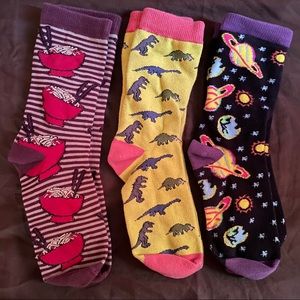 Urban Outfitters | 3-Pack Printed Novelty Socks